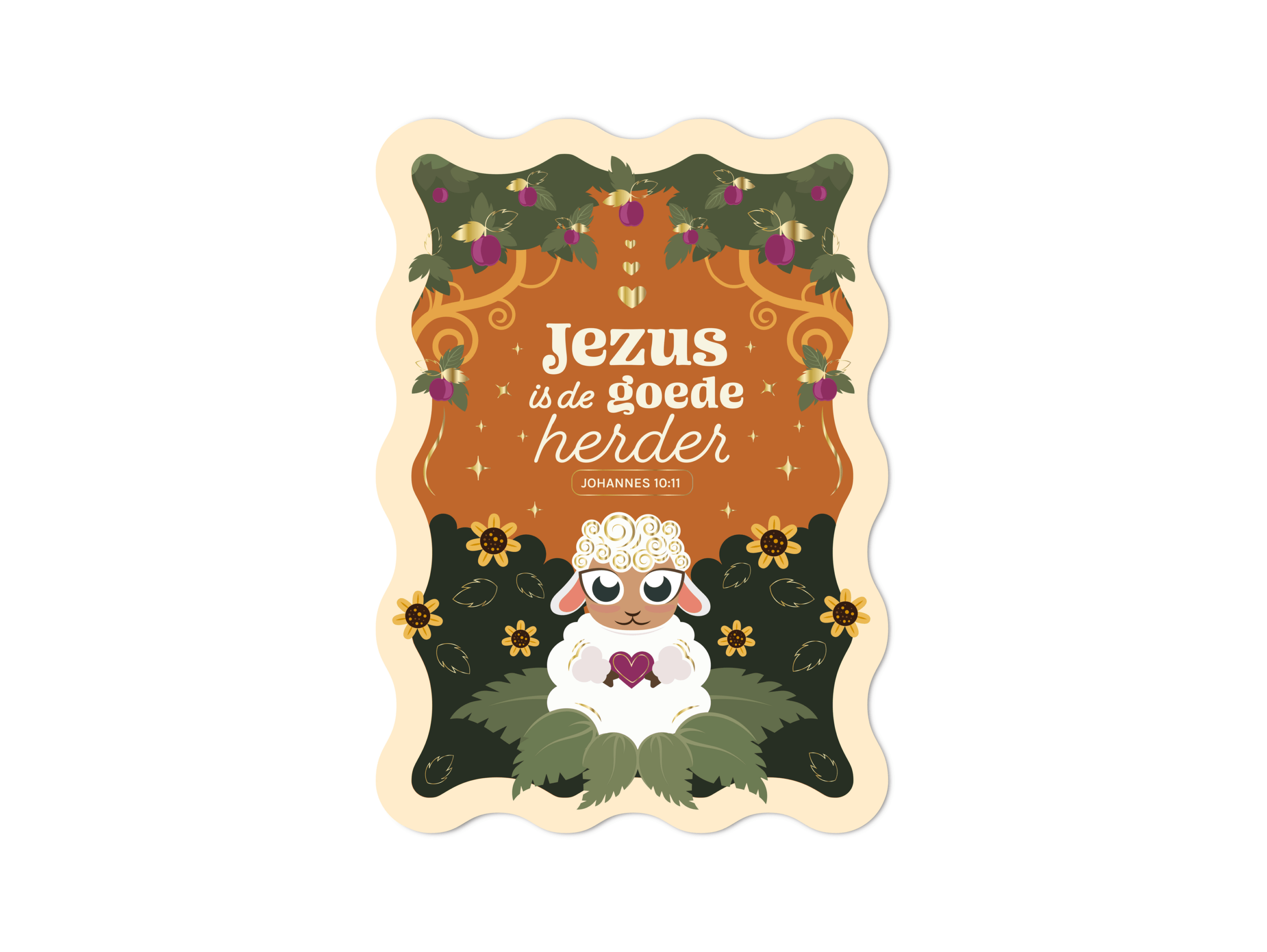 Lente kaart Nederlands